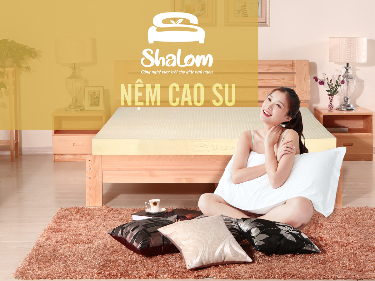 Nệm Cao su Thiên nhiên Shalom